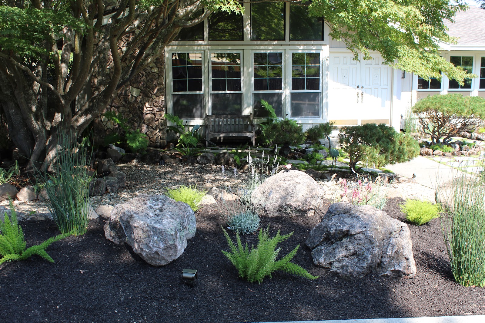 Boulders moss rock from a recent purchase by We Buy Moss Rock